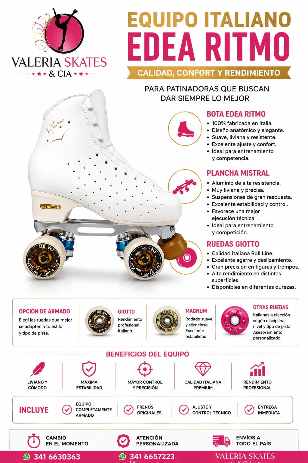 EQUIPO EDEA RITMO DISPONIBLE EN 39 Y 39 EN EL MOMENTO CON MISTAL