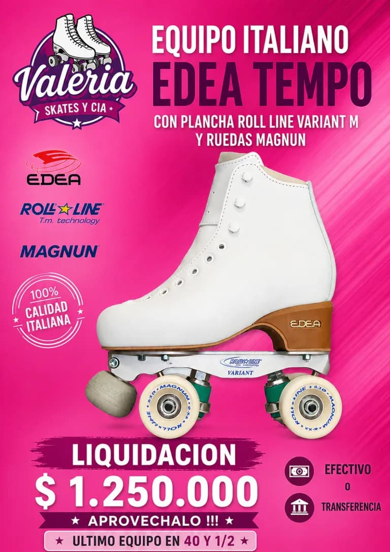 EQUIPO EDEA ITALIANO CONSULTAR X MAS NUMEROS DISPONIBLES